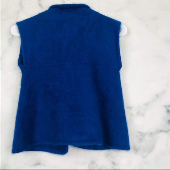 Free People Blue Angora Vest - Picture 2 of 5